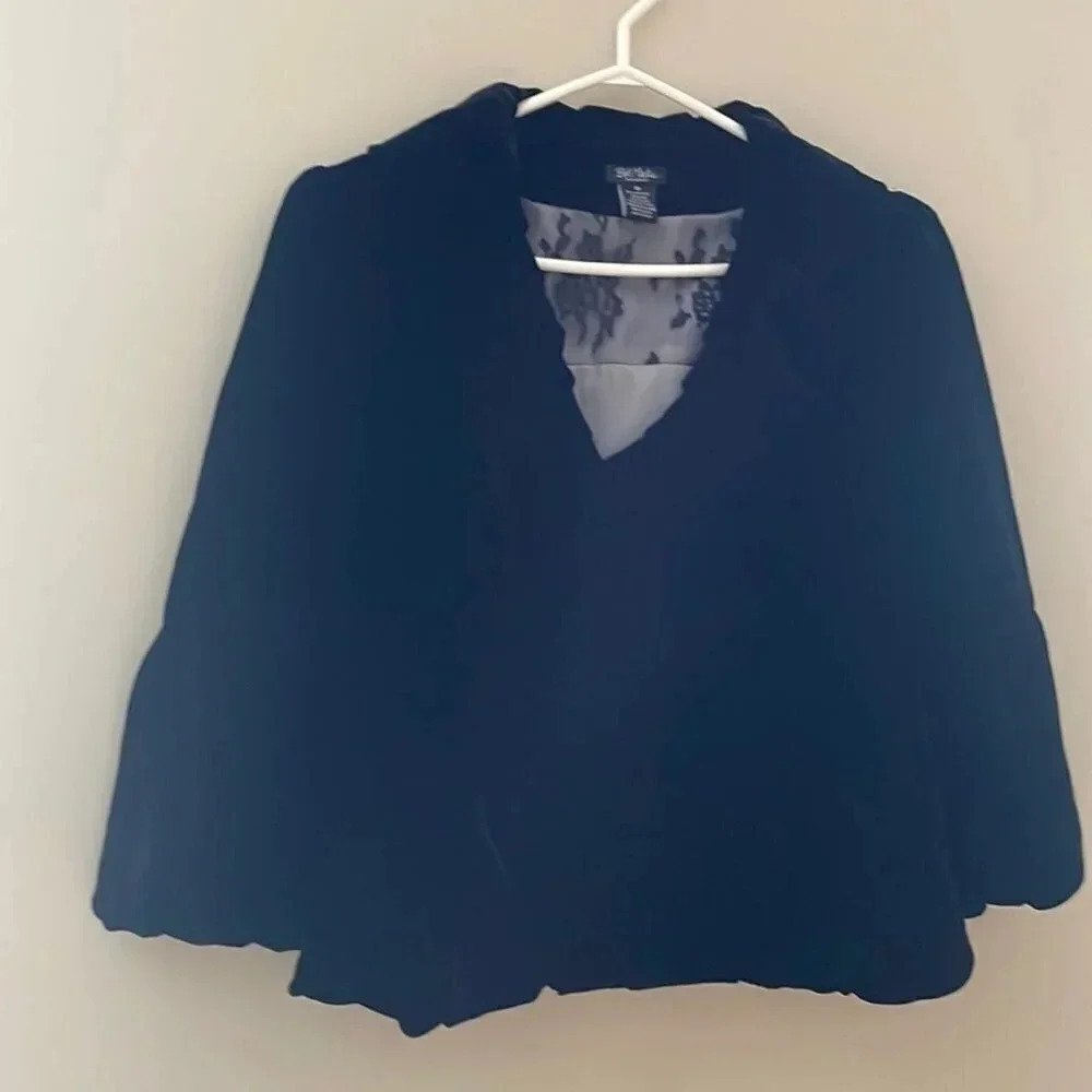 Bob Mackie Elegant Black Cape